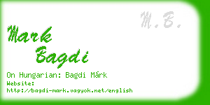 mark bagdi business card